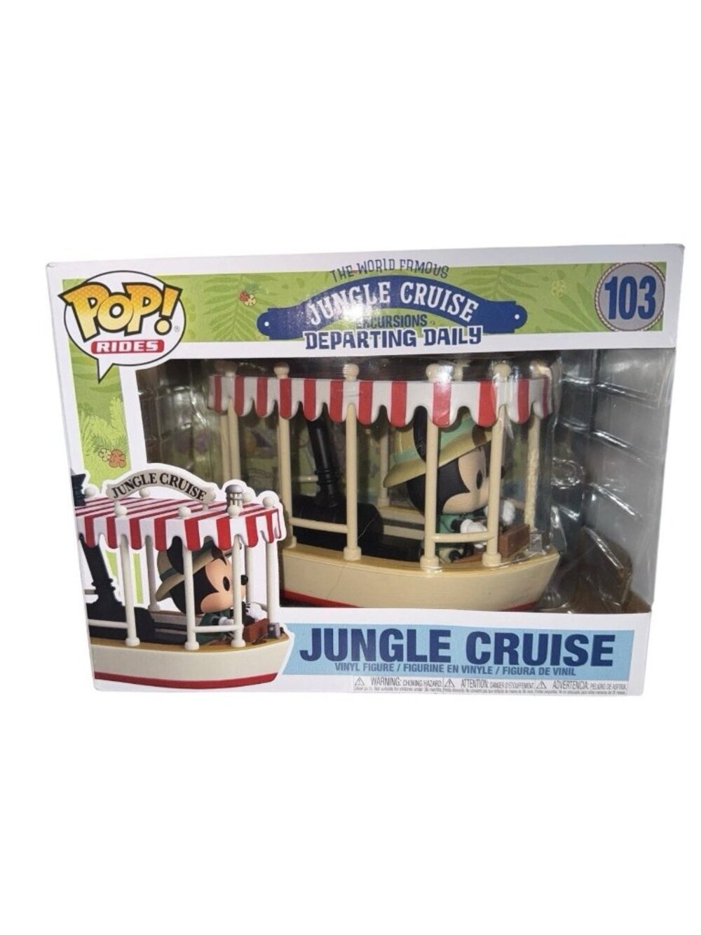 The Jungle Cruise - Mickey Mouse 103 FUNKO POP VINYL NEW IN MINT BOX - Picture 2 of 9